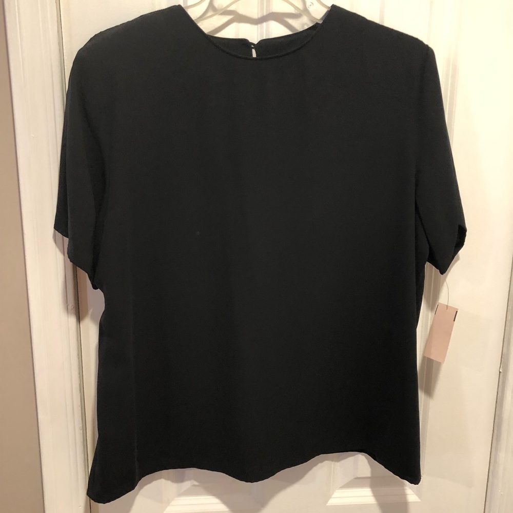 NWT dress barn black dress shirt